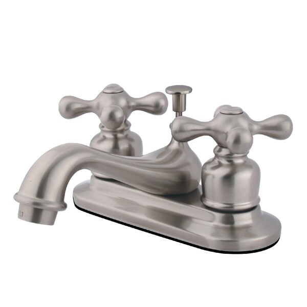 Restoration, 4" Centerset Bathroom Faucet, Brushed Nickel